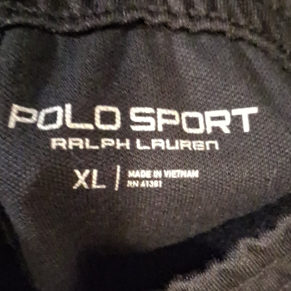 Polo Sport Ralph Lauren Black With White Strip Track Suit - Picture 6 of 10